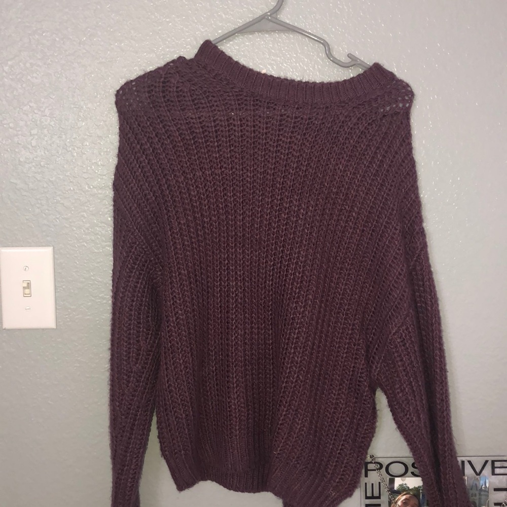 Purple sweater